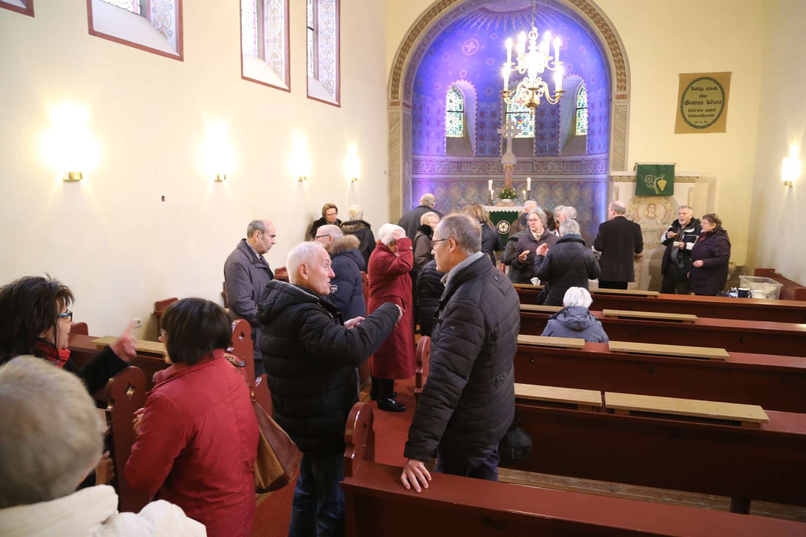 Abschluss der Winterkirche in Coppengrave