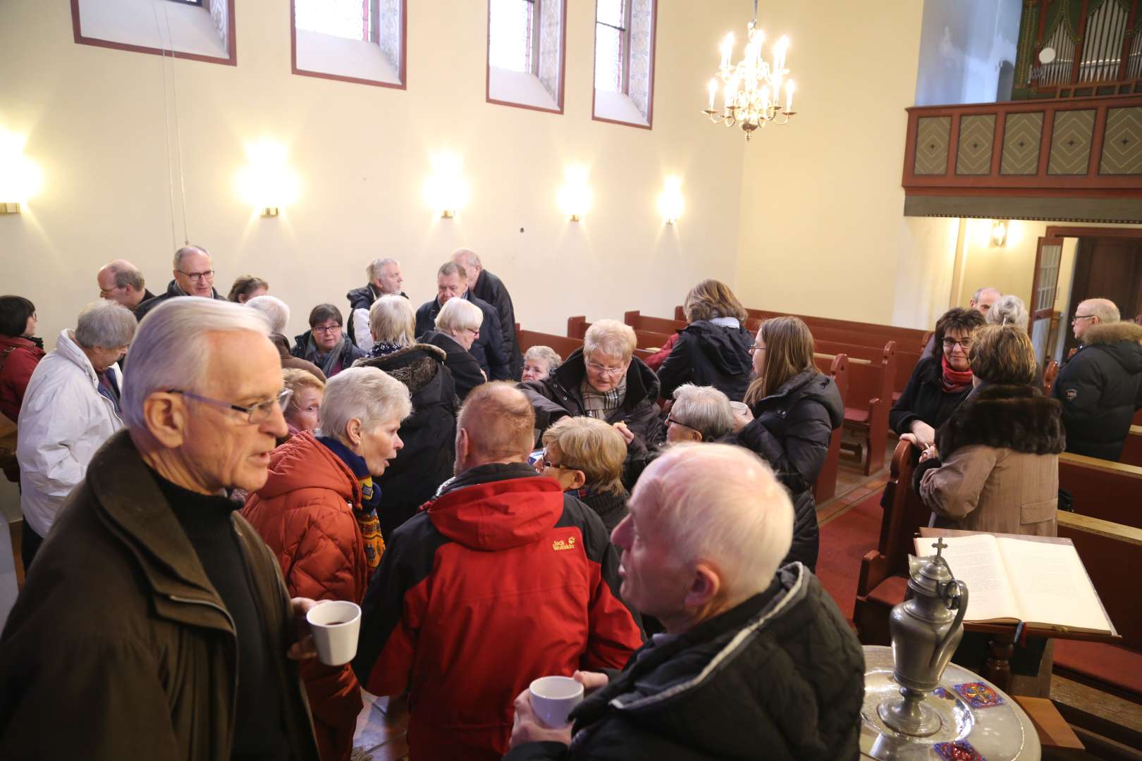 Abschluss der Winterkirche in Coppengrave