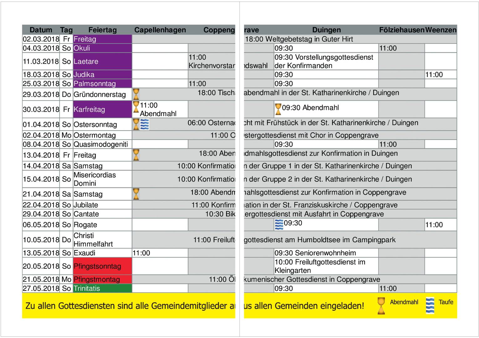 Gemeindebrief März 2018 - Mai 2018