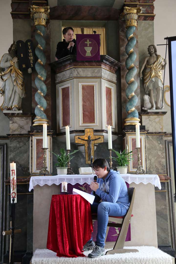 Vorstellungsgottesdienst der Konfirmanden