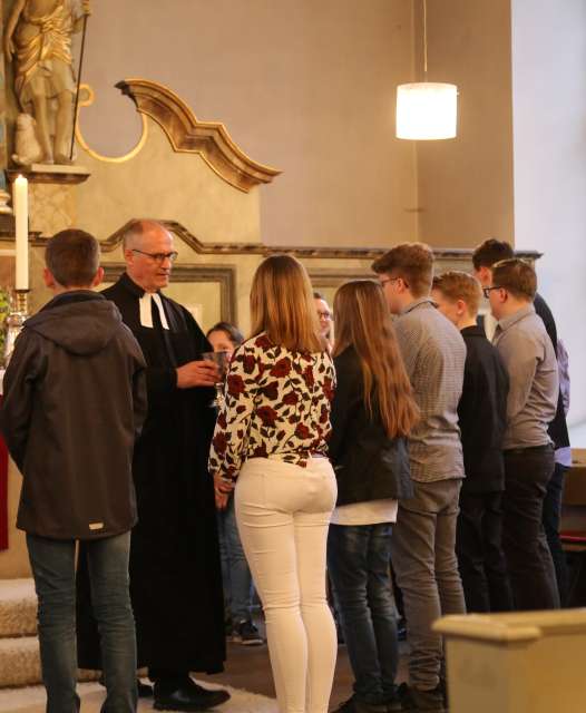 Beichtgottesdienst der Konfirmanden in der St. Katharinenkirche