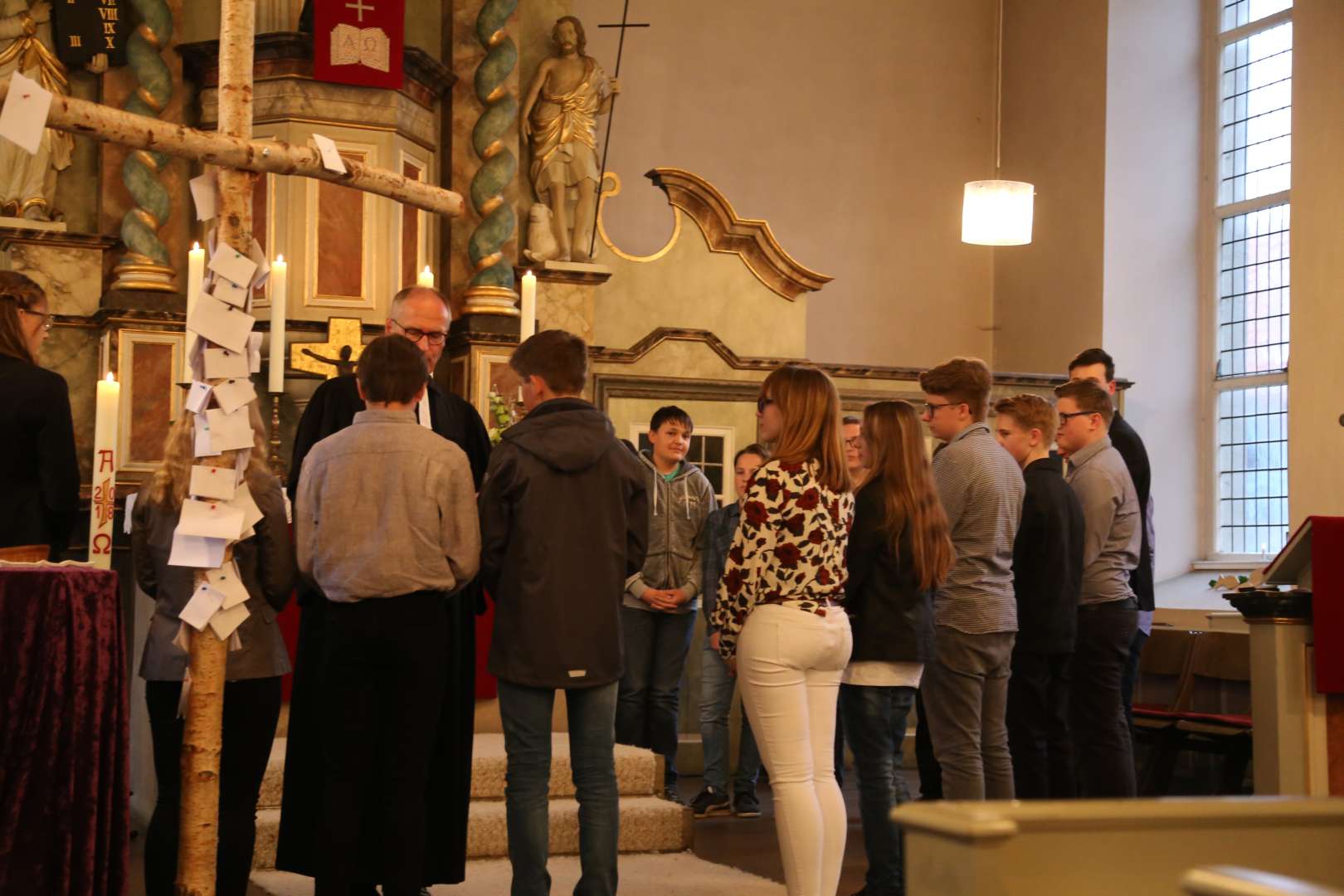 Beichtgottesdienst der Konfirmanden in der St. Katharinenkirche