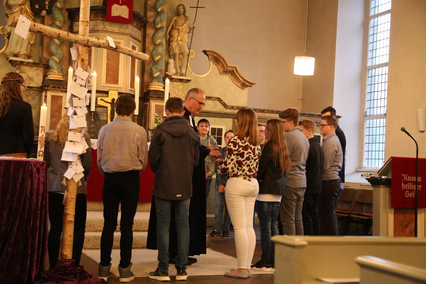 Beichtgottesdienst der Konfirmanden in der St. Katharinenkirche