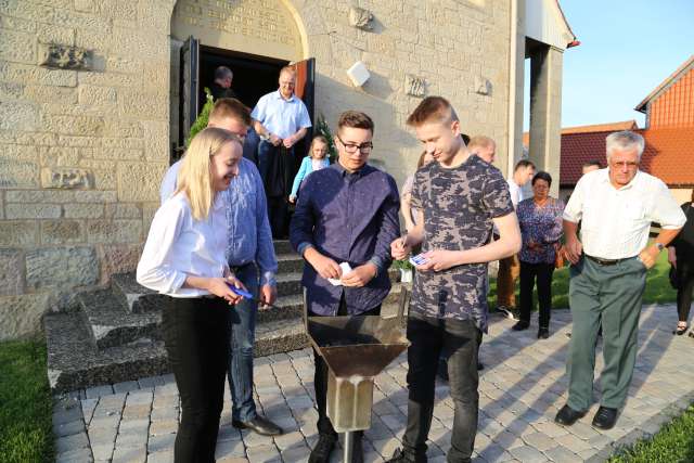 Beichtgottesdienst vor der Konfirmation in Coppengrave