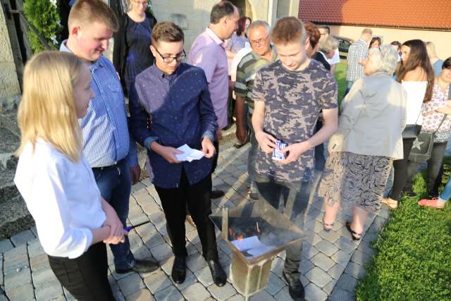 Beichtgottesdienst vor der Konfirmation in Coppengrave