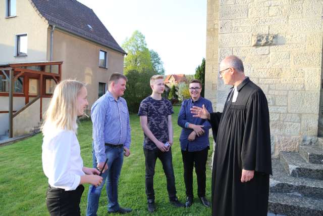 Beichtgottesdienst vor der Konfirmation in Coppengrave