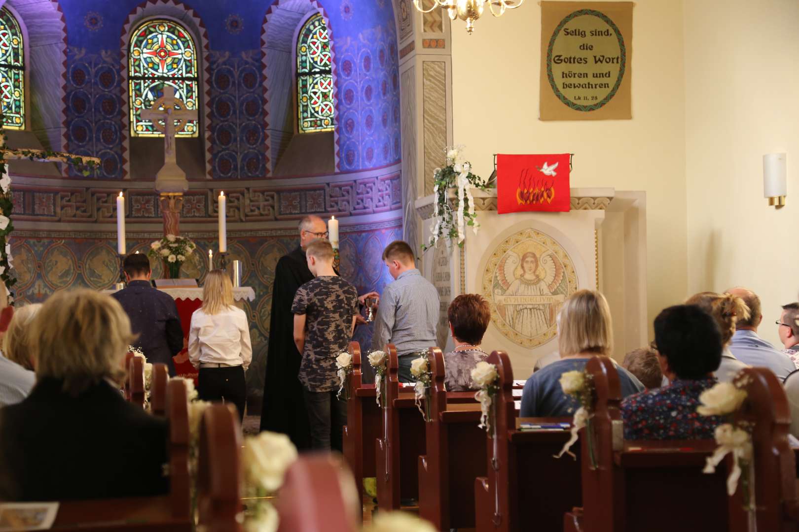 Beichtgottesdienst vor der Konfirmation in Coppengrave