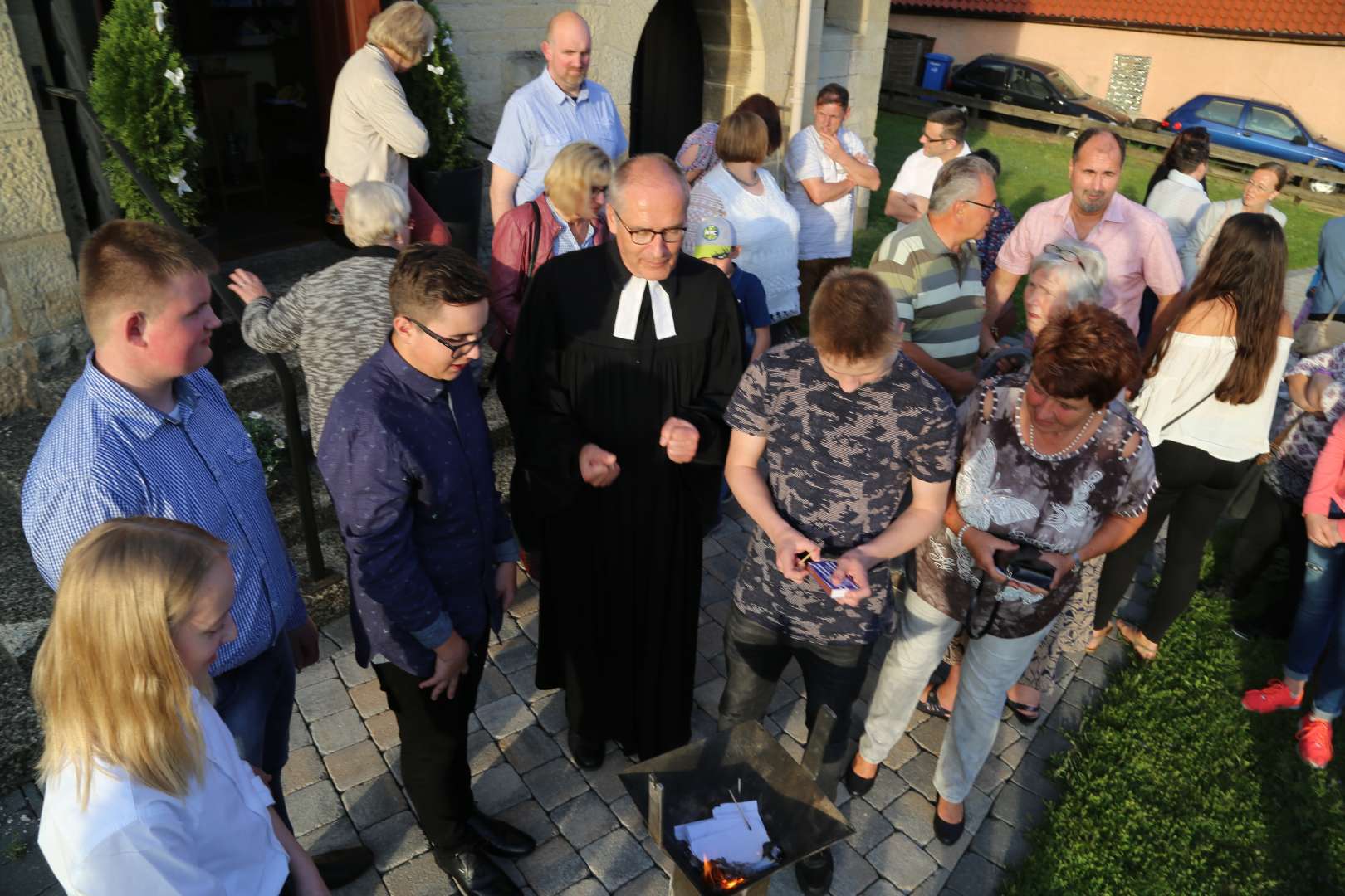 Beichtgottesdienst vor der Konfirmation in Coppengrave