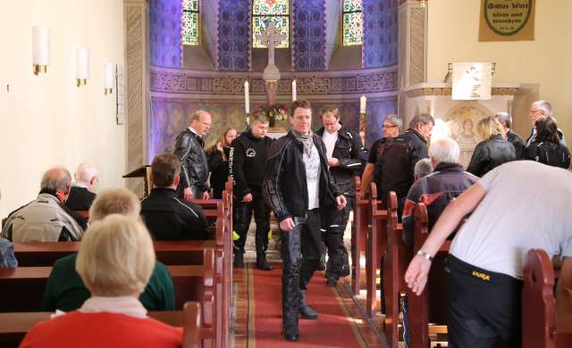 Motorradgottesdienst in der St. Franziskuskirche