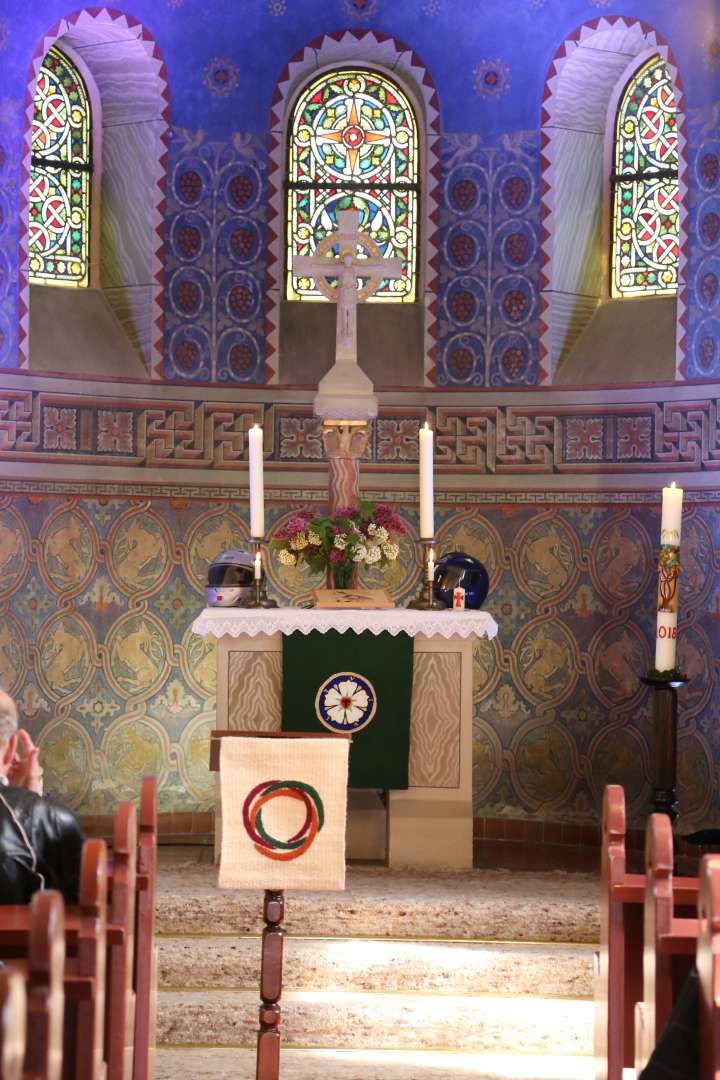 Motorradgottesdienst in der St. Franziskuskirche