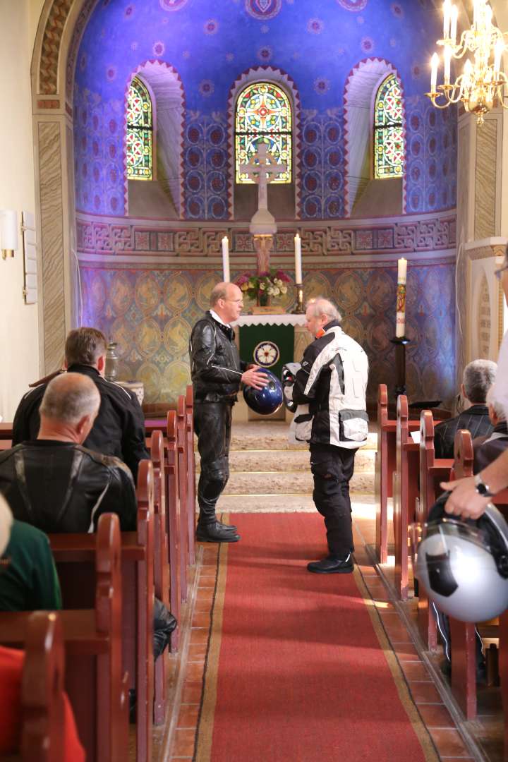 Motorradgottesdienst in der St. Franziskuskirche