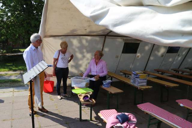 Gottesdienst zu Himmelfahrt am Humboldtsee