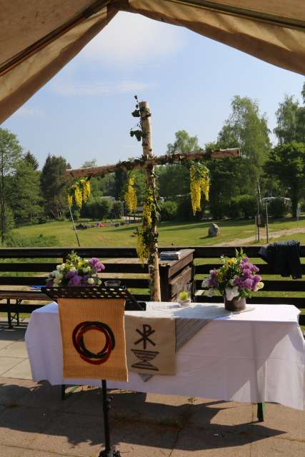 Gottesdienst zu Himmelfahrt am Humboldtsee