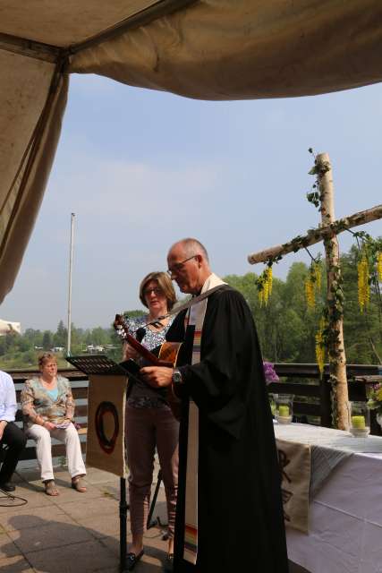 Gottesdienst zu Himmelfahrt am Humboldtsee