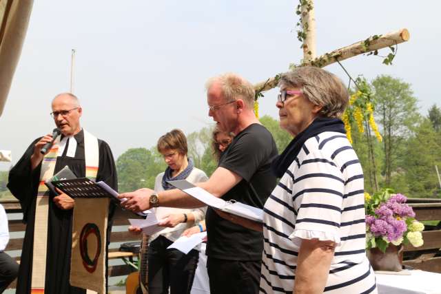 Gottesdienst zu Himmelfahrt am Humboldtsee