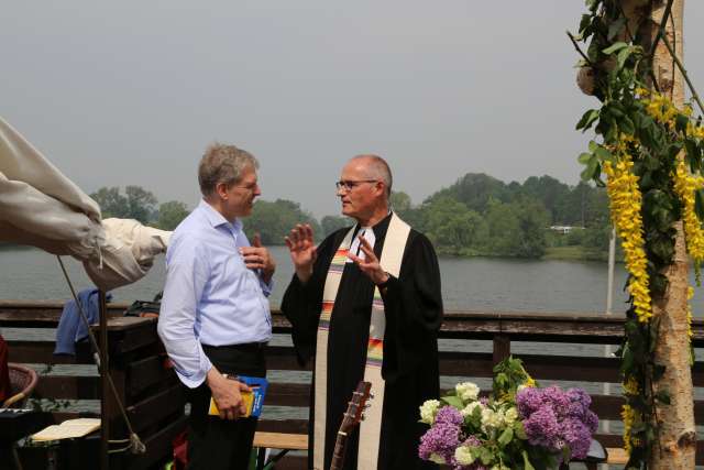 Gottesdienst zu Himmelfahrt am Humboldtsee