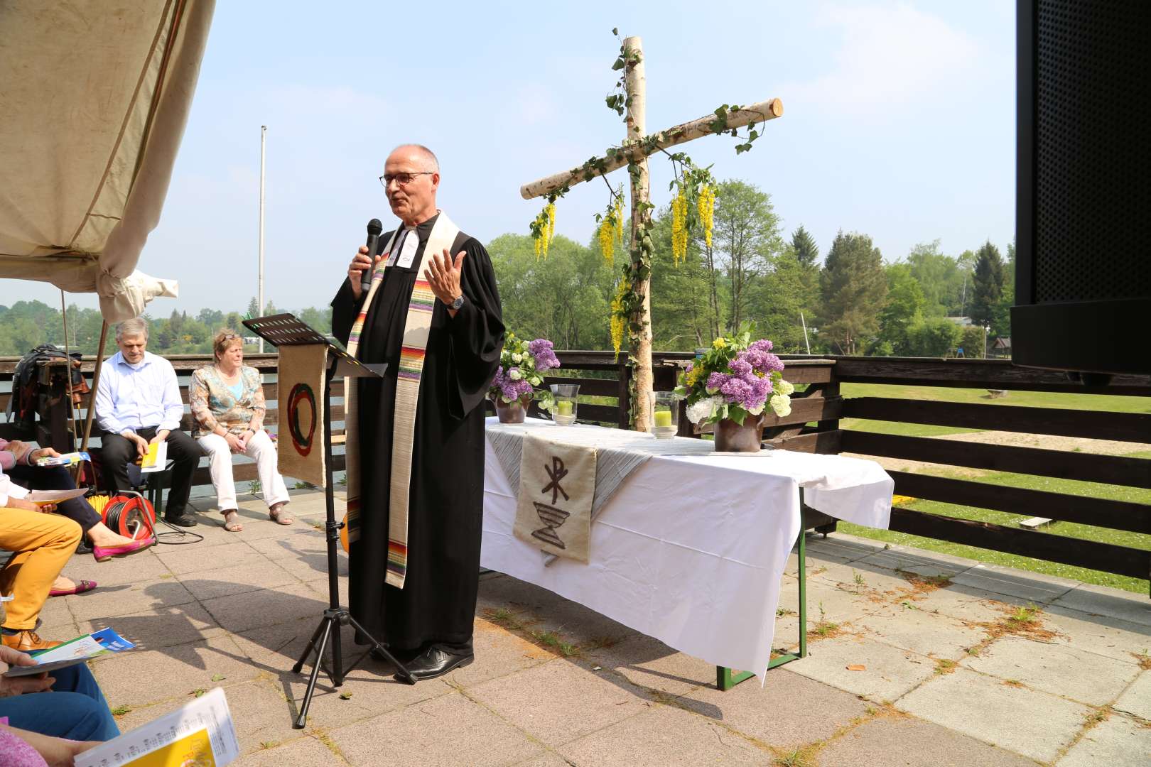 Gottesdienst zu Himmelfahrt am Humboldtsee