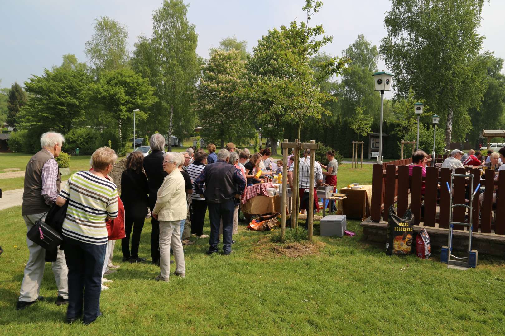 Gottesdienst zu Himmelfahrt am Humboldtsee