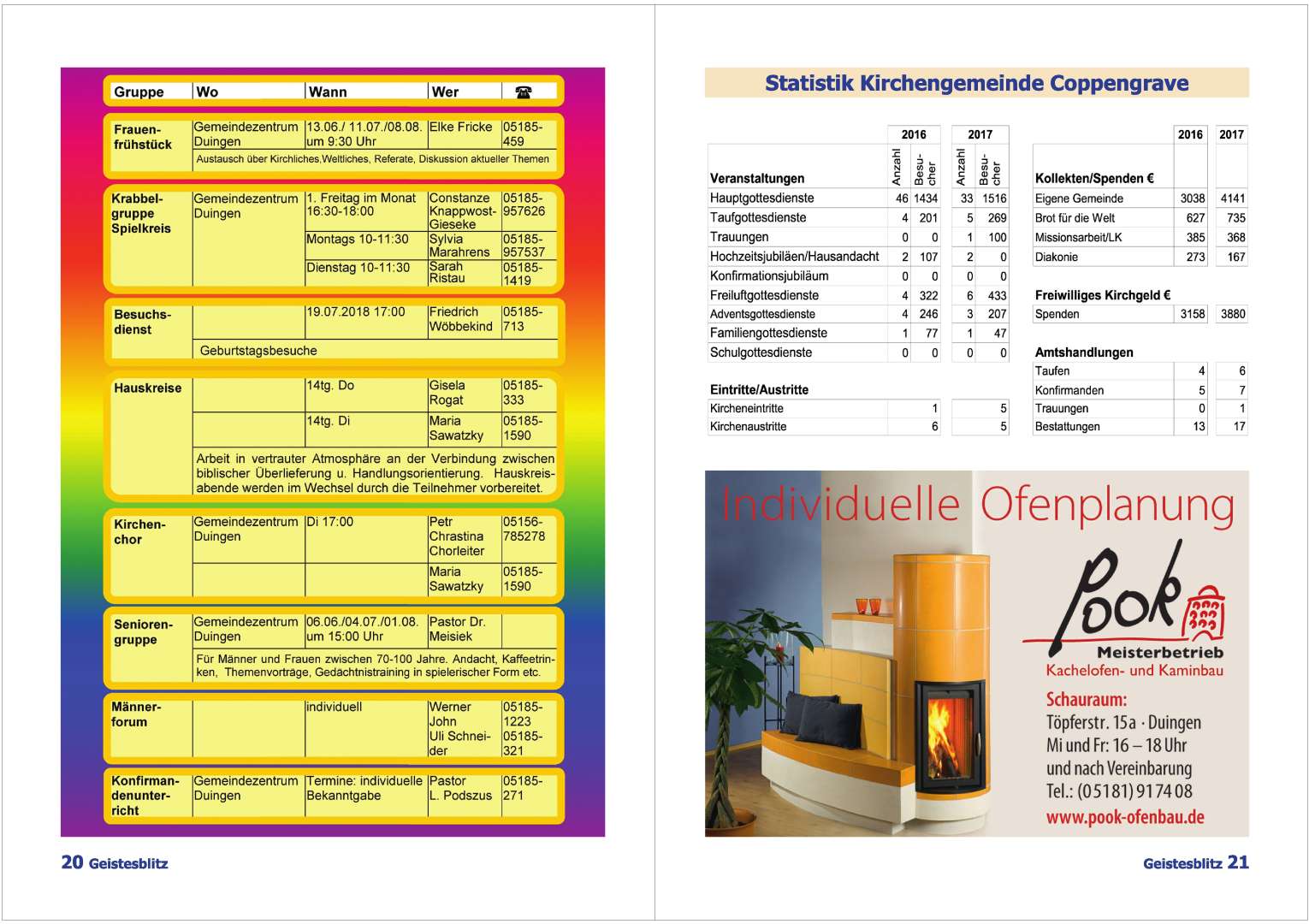 Gemeindebrief Juni 2018 - August 2018