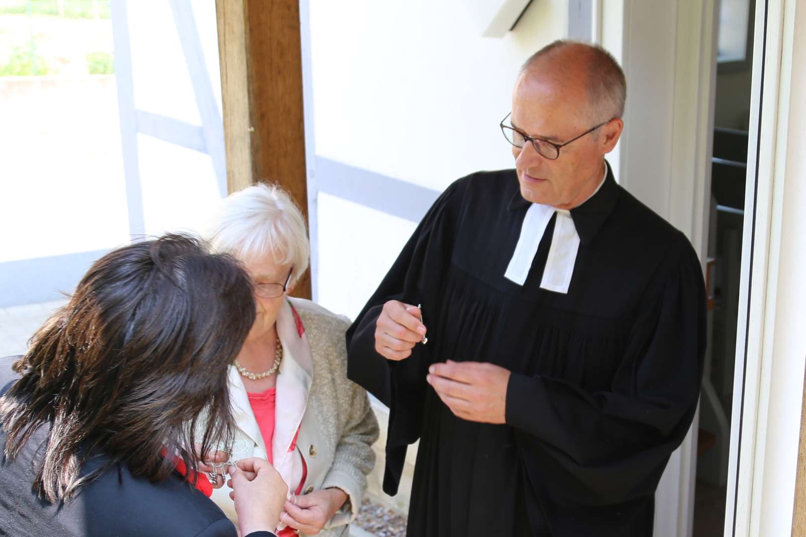 Gottesdienst zum Muttertag in Capellenhagen mit Herz