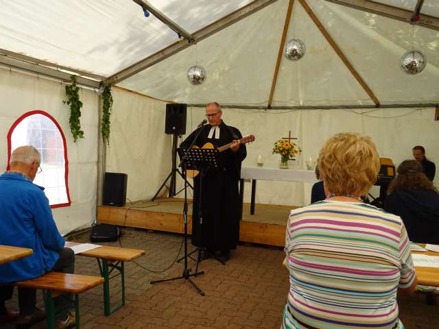 Gottesdienst zum Dorffest in Fölziehausen