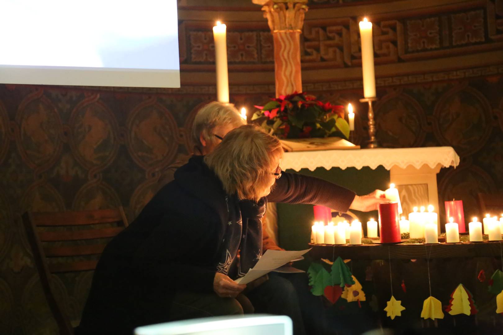 Lichtergottesdienst in Coppengrave und 1. Türchen