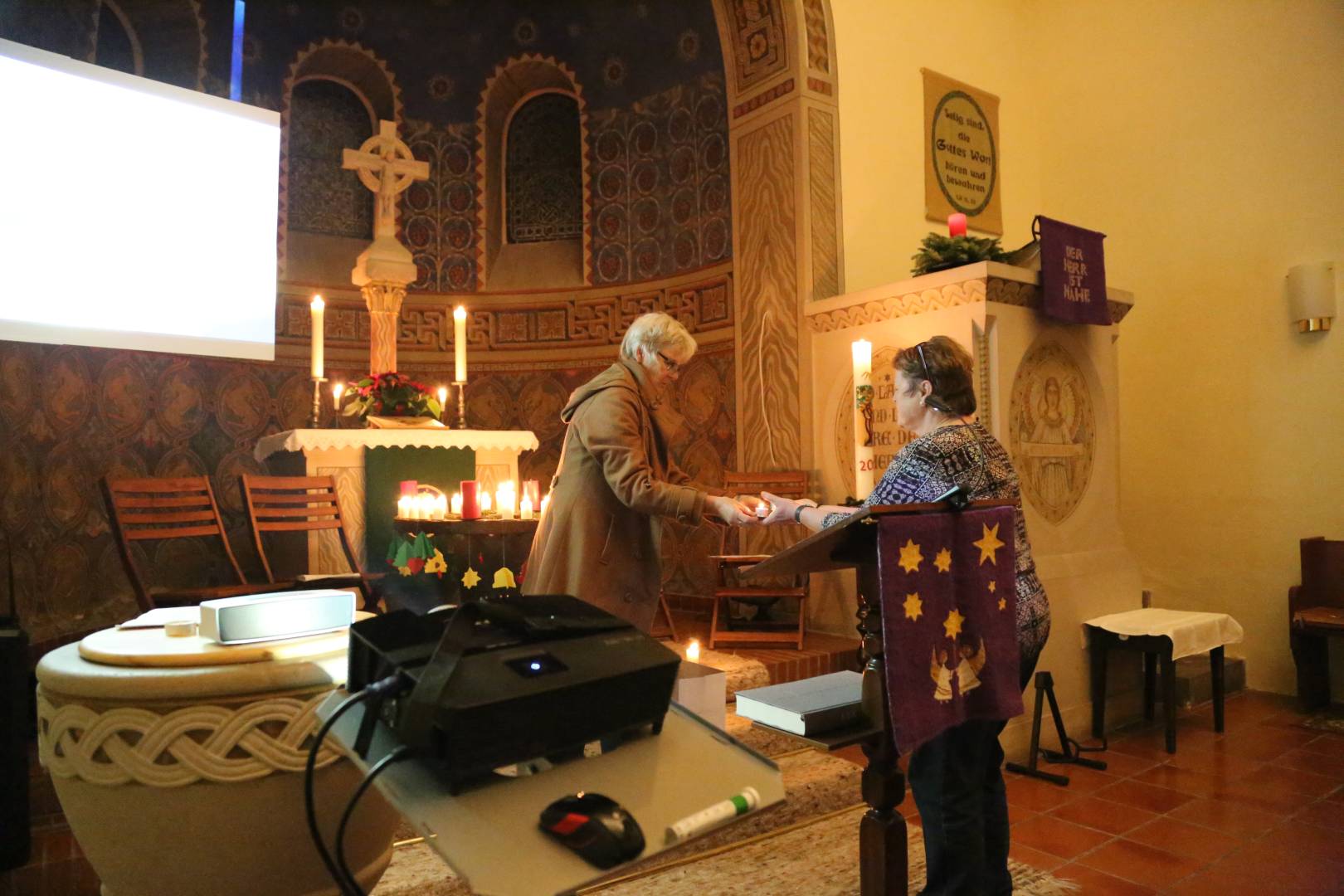 Lichtergottesdienst in Coppengrave und 1. Türchen