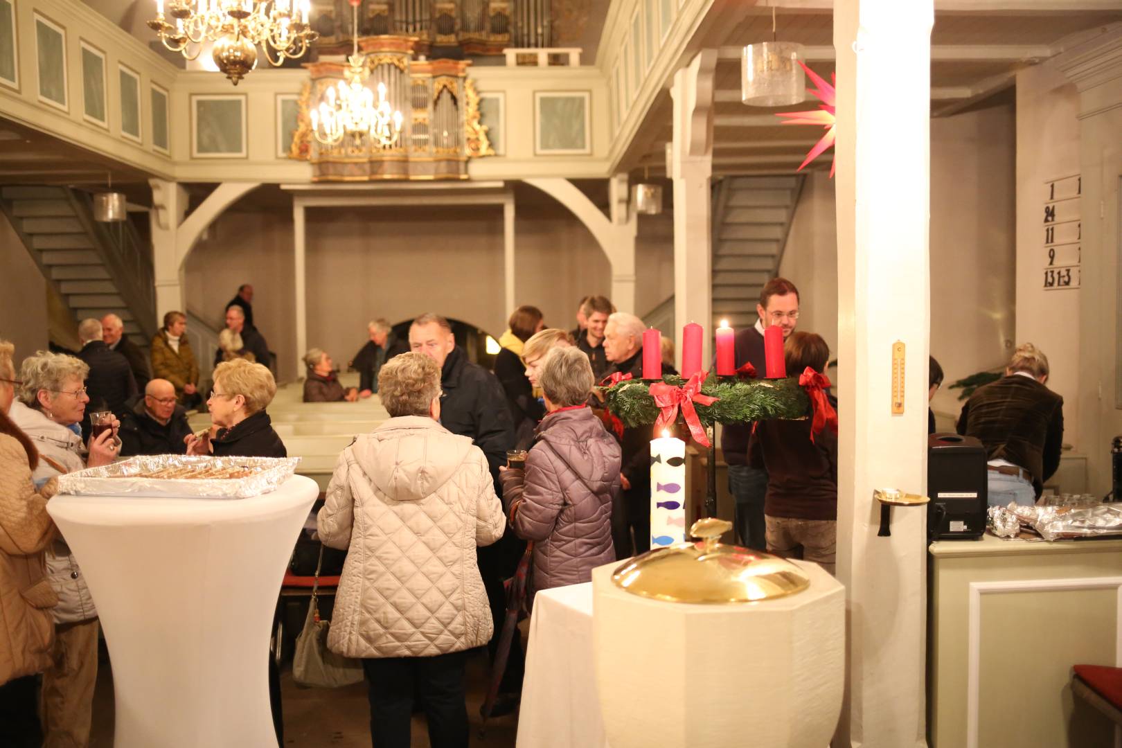 2. Türchen im Lichtergottesdienst in Duingen