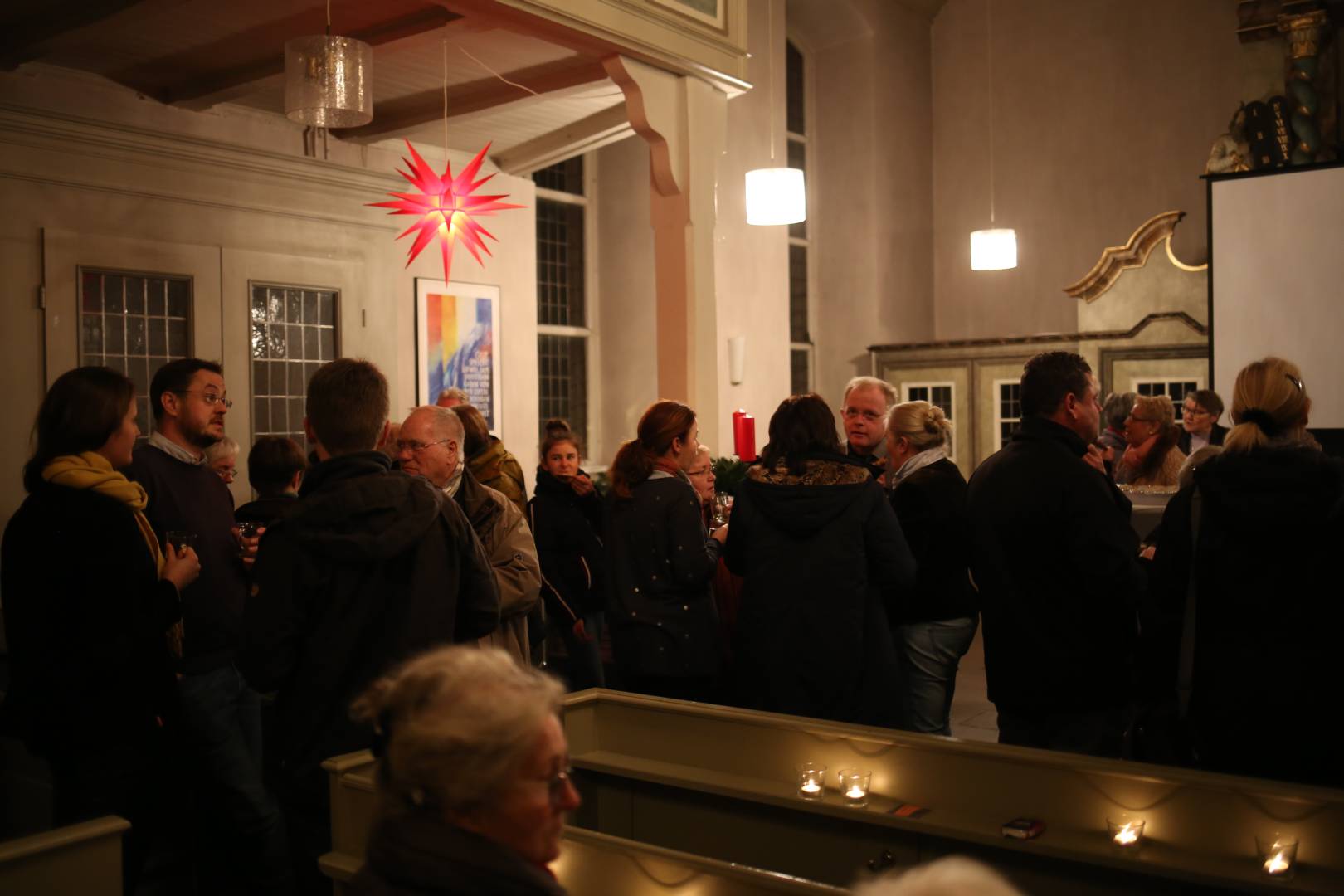 2. Türchen im Lichtergottesdienst in Duingen