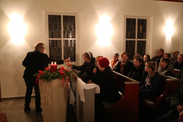 9. Türchen öffnete sich in der St. Johanniskapelle in Fölziehausen