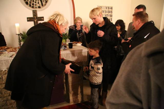 9. Türchen öffnete sich in der St. Johanniskapelle in Fölziehausen