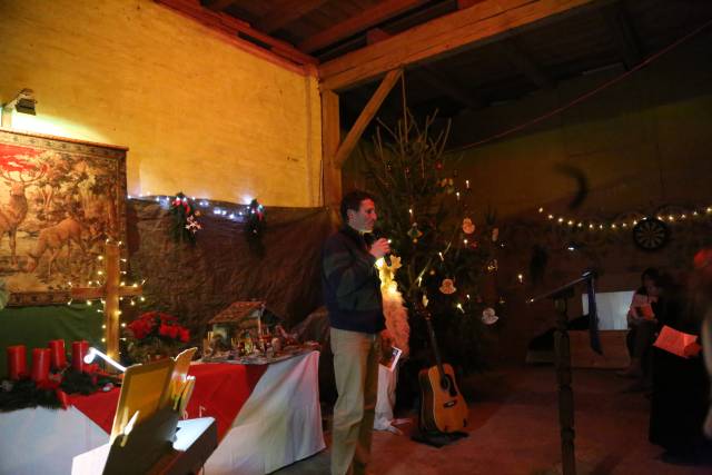 Scheunengottesdienst in Coppengrave - 16. Türchen geöffnet