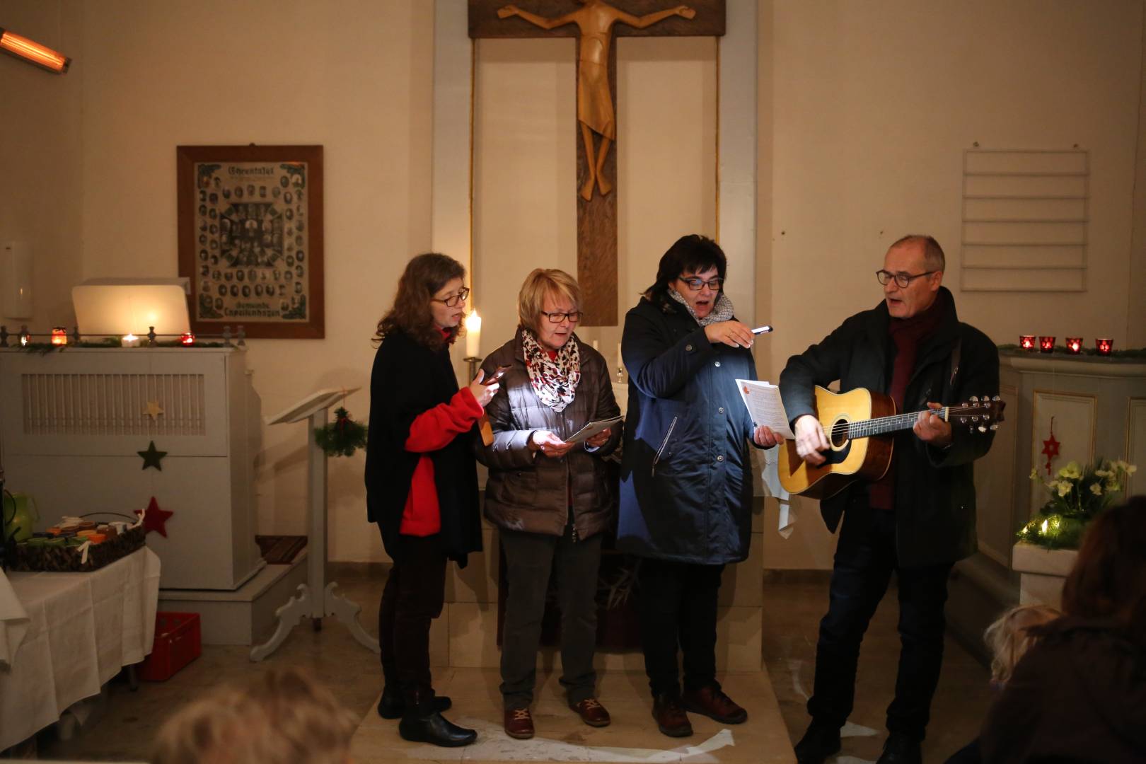 20. Türchen öffnete sich in der Allerheiligenkapelle in Capellenhagen