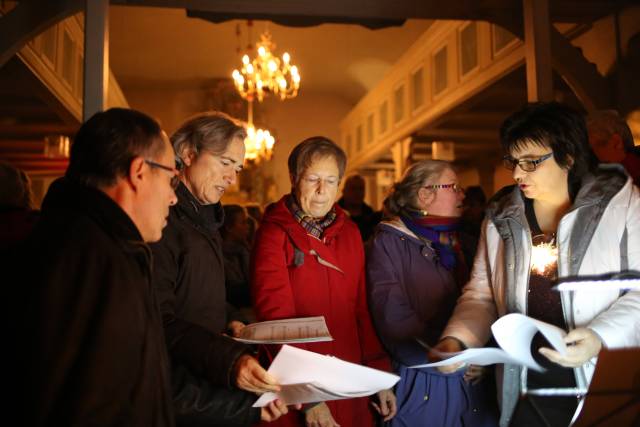 23. Türchen öffnete sich im Turm der St. Katharinenkirche