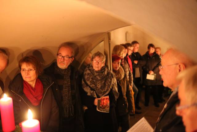 23. Türchen öffnete sich im Turm der St. Katharinenkirche