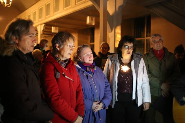 23. Türchen öffnete sich im Turm der St. Katharinenkirche