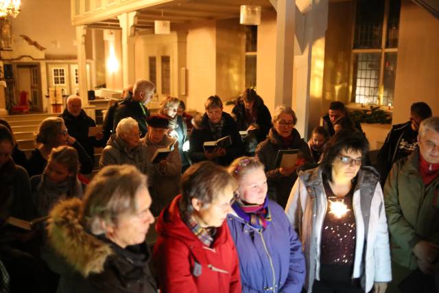 23. Türchen öffnete sich im Turm der St. Katharinenkirche