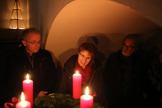 23. Türchen öffnete sich im Turm der St. Katharinenkirche