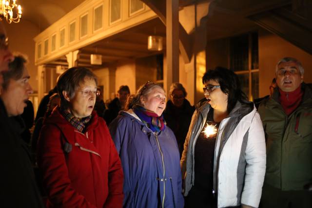 23. Türchen öffnete sich im Turm der St. Katharinenkirche