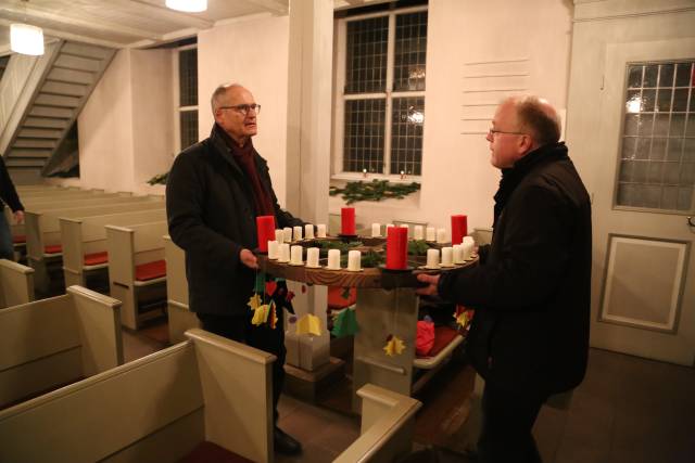 23. Türchen öffnete sich im Turm der St. Katharinenkirche