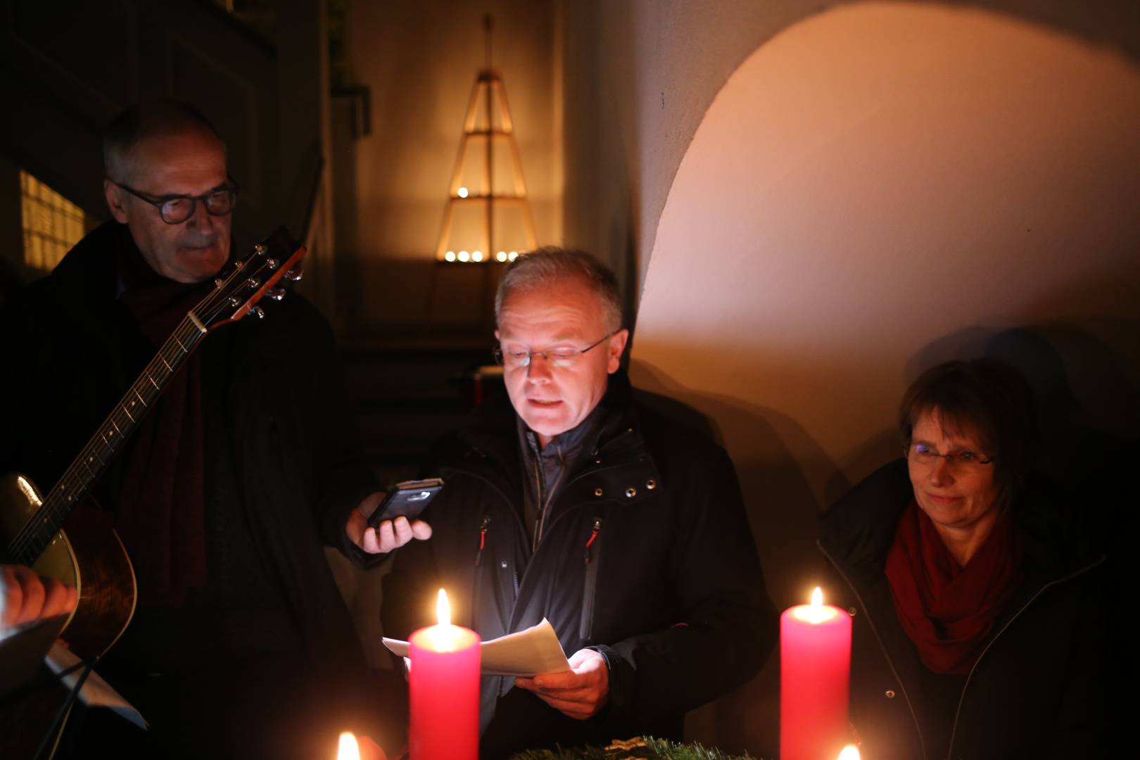 23. Türchen öffnete sich im Turm der St. Katharinenkirche