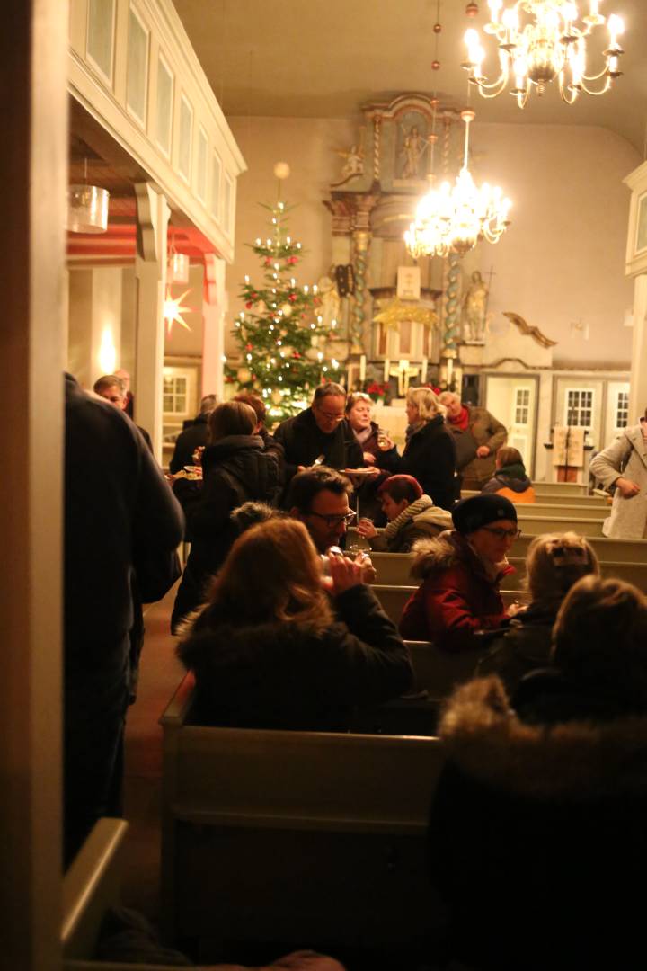 23. Türchen öffnete sich im Turm der St. Katharinenkirche