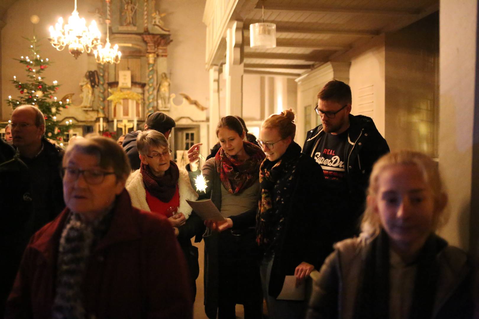 23. Türchen öffnete sich im Turm der St. Katharinenkirche