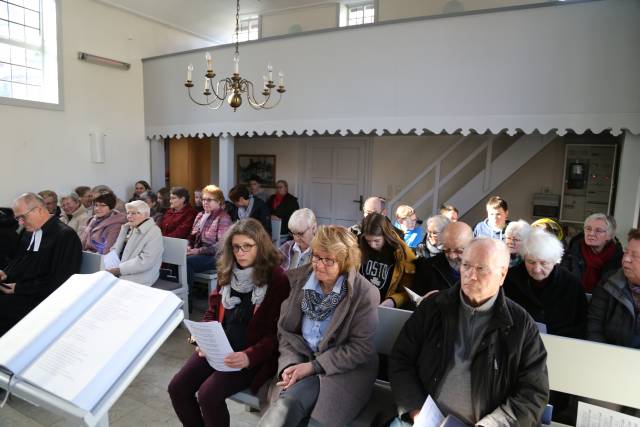 Abschluss der Winterkirche in Capellenhagen