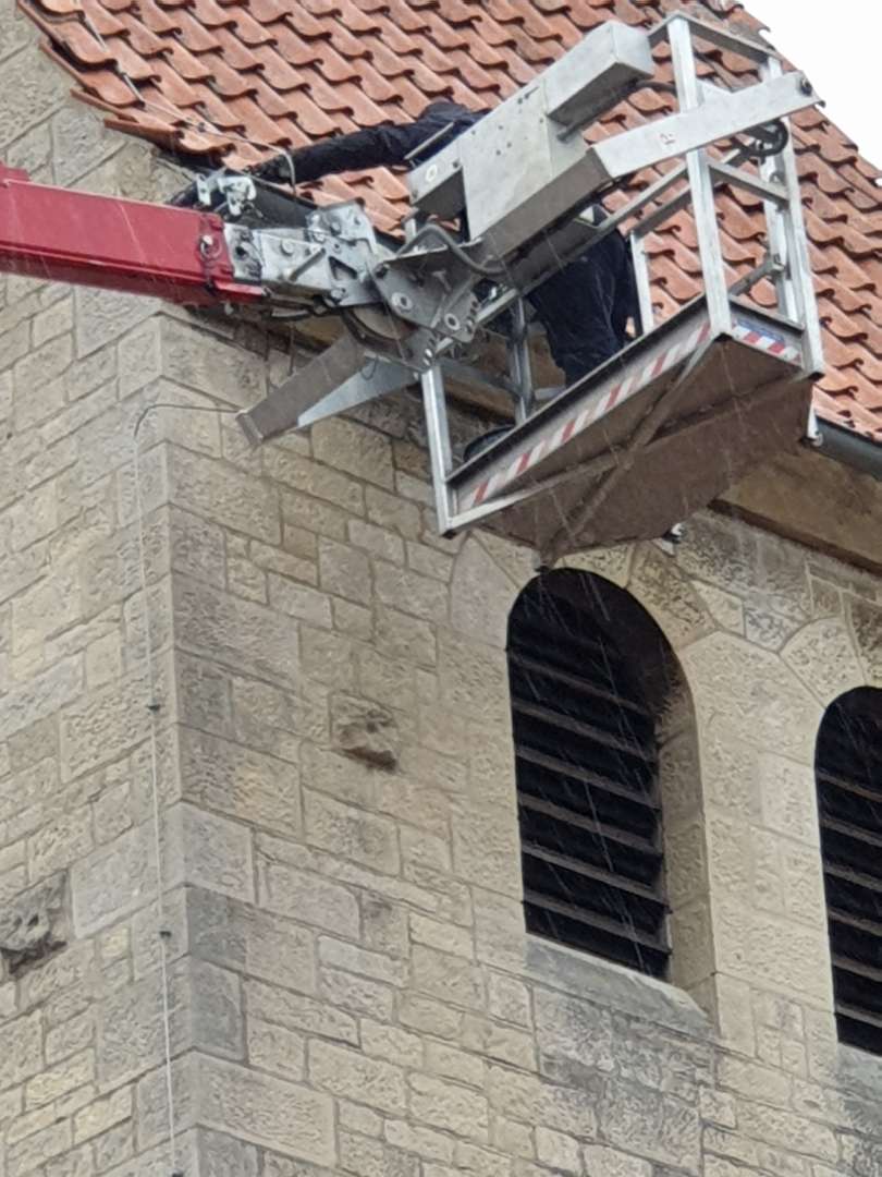 Erneuerung der Dachentwässerung der St. Franziskuskirche