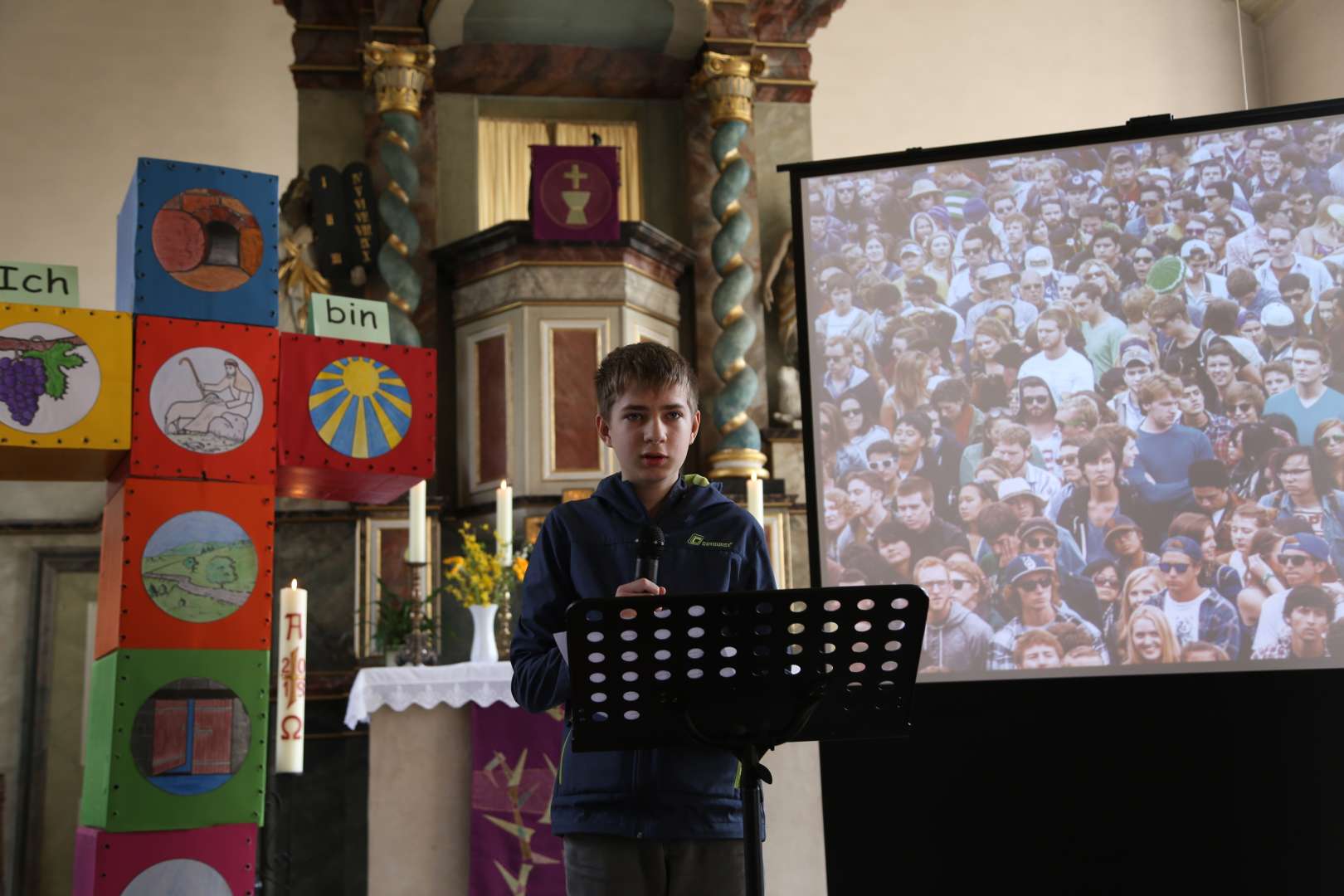 Vorstellungsgottesdienst der Konfirmanden