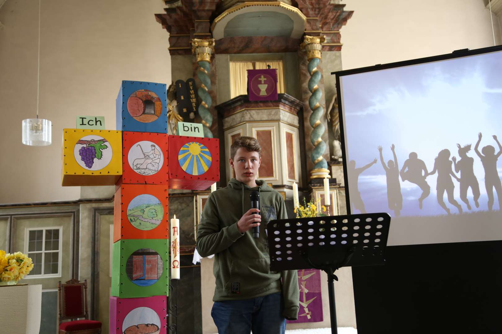 Vorstellungsgottesdienst der Konfirmanden