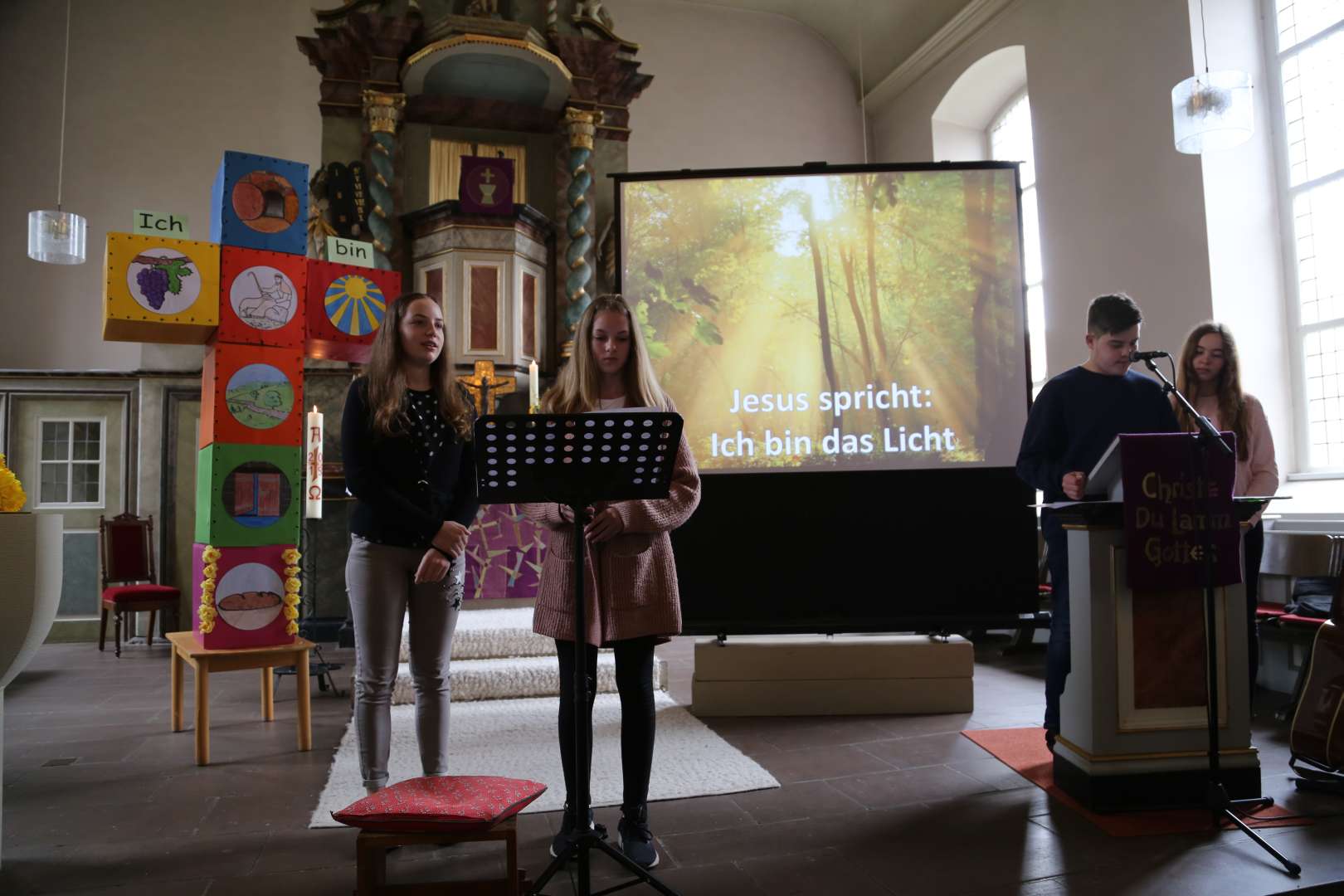 Vorstellungsgottesdienst der Konfirmanden