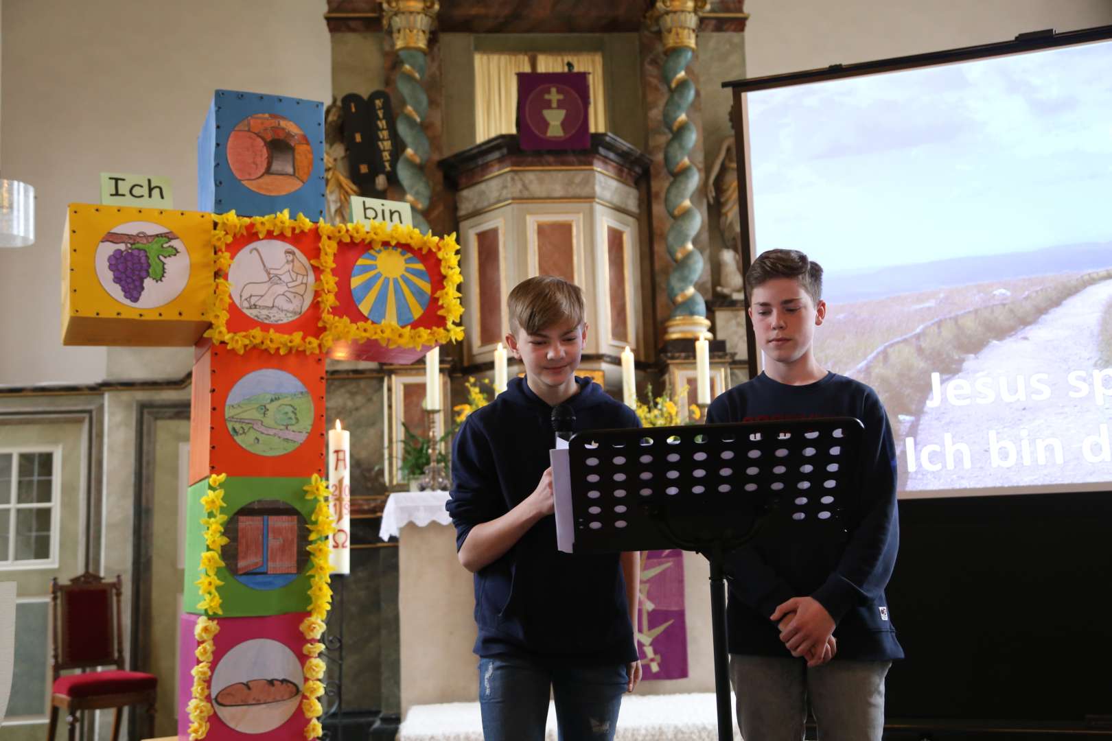 Vorstellungsgottesdienst der Konfirmanden