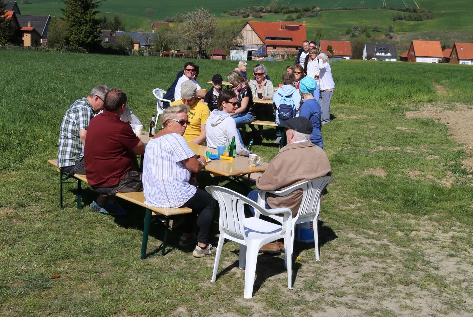 Aussaat auf der Blumenwiese